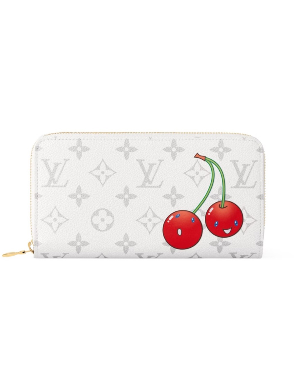 Louis Vuitton x Takashi Murakami Cherry Zippy Monogram Wallet